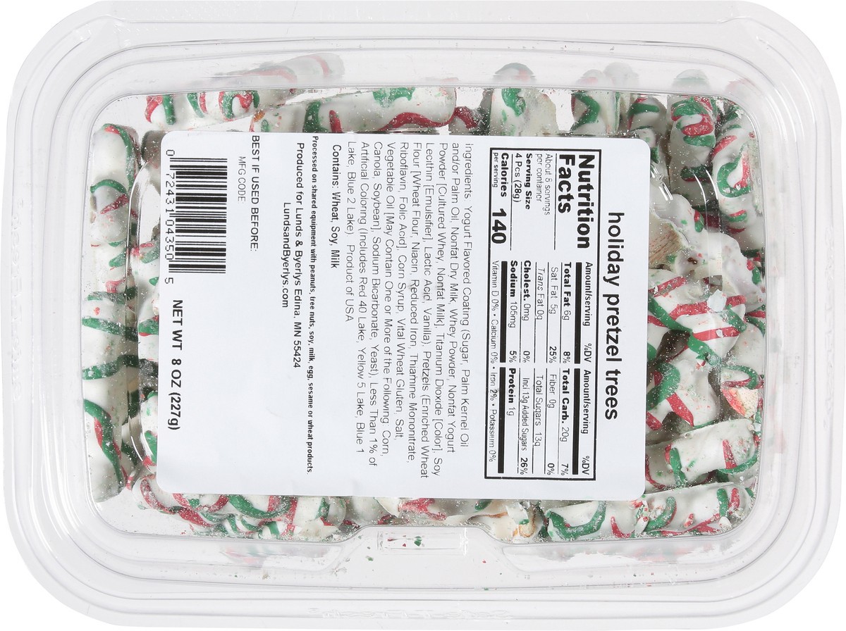 slide 6 of 14, Lunds & Byerlys Holiday Pretzel Trees 8 oz, 8 oz