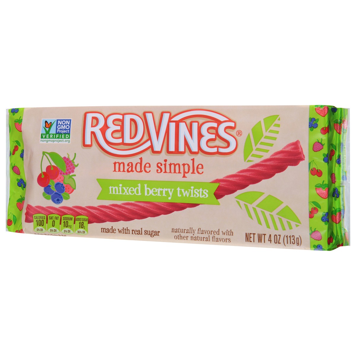 slide 3 of 9, Red Vines Mixed Berry Twists Candy 4 oz, 4 oz