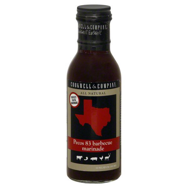 slide 1 of 1, Cookwell & Company Marinade, Pecos 83 Barbecue, 12 oz