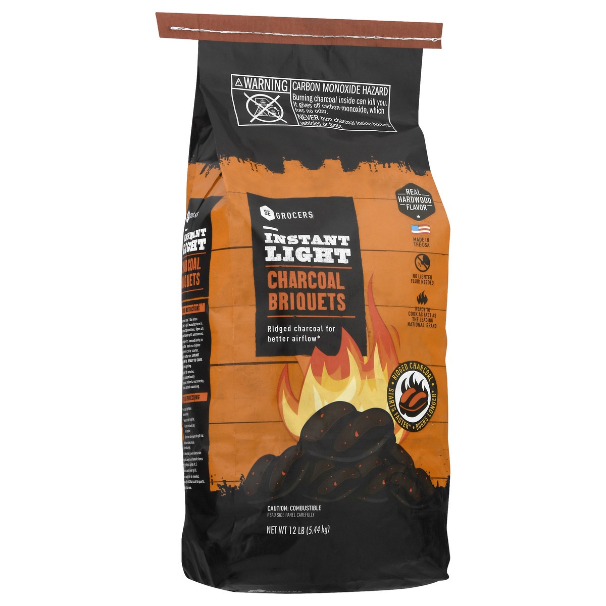 slide 5 of 8, Se Grocers 12Lb Instlght Chrcl Brqt, 12 lb