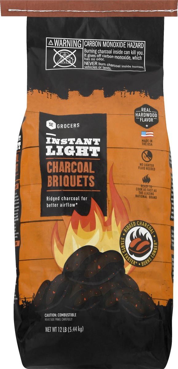 slide 3 of 8, Se Grocers 12Lb Instlght Chrcl Brqt, 12 lb
