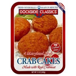 Dockside Maryland Style Crabcakes - 12 Oz