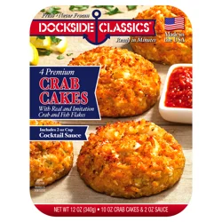 Dockside Classics® premium crab cakes