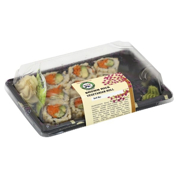 slide 1 of 1, Asiana Brown Rice Vegetarian Roll, 5 oz