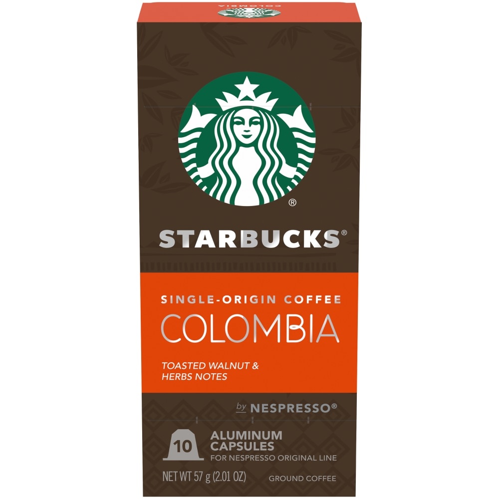 slide 1 of 1, Starbucks Coffee Nespresso Colombia - 10 ct, 10 ct