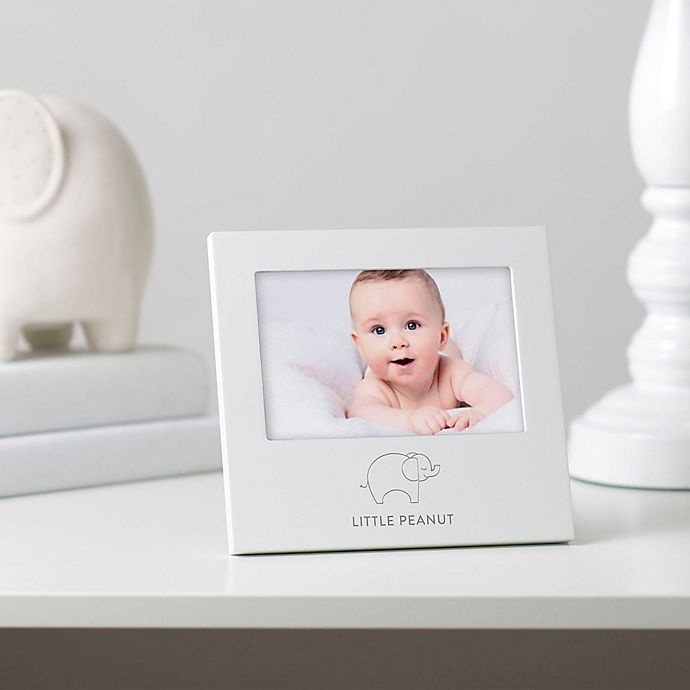 slide 2 of 3, Pearhead Little Peanut'' Sentiment Picture Frame - White'', 4 in x 6 in