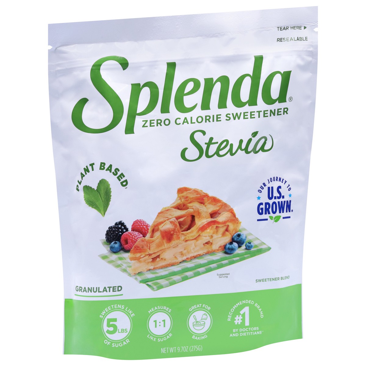 slide 3 of 14, Splenda Zero Calorie Stevia Sweetener 9.7 oz, 9.7 oz