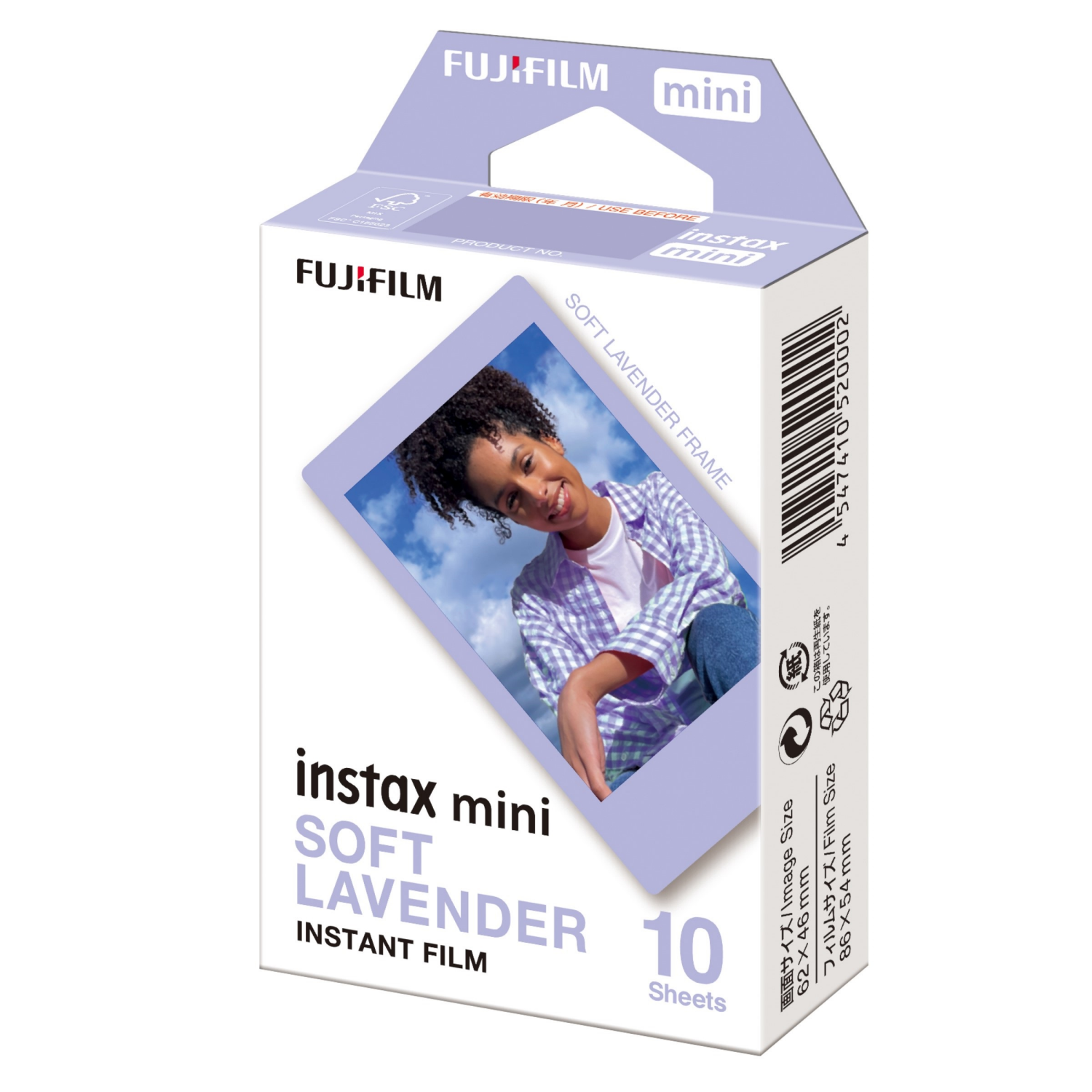 slide 2 of 3, Fuji Instax Mini Soft Lavender Instant Film 10 Pack, 10 ct