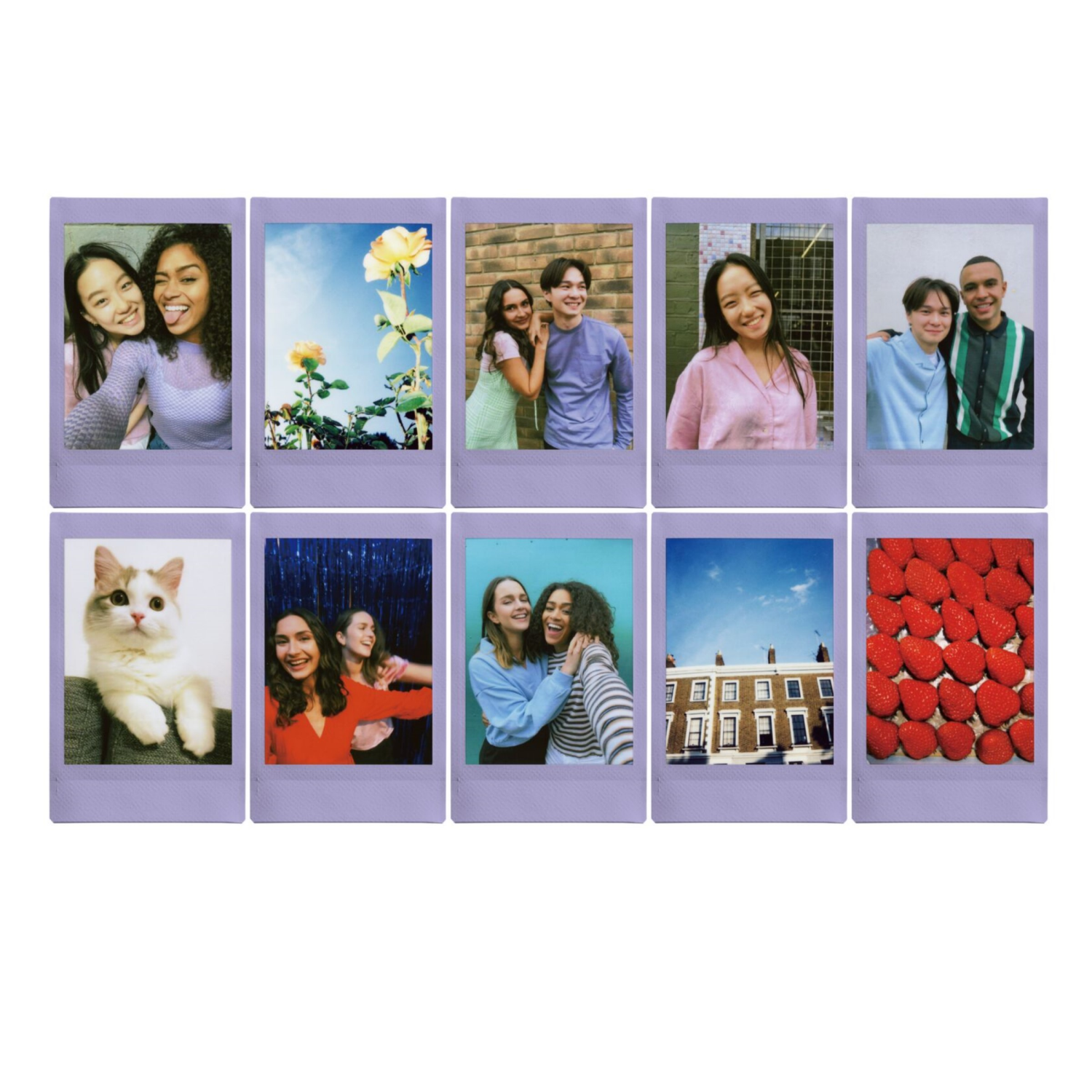 slide 3 of 3, Fuji Instax Mini Soft Lavender Instant Film 10 Pack, 10 ct