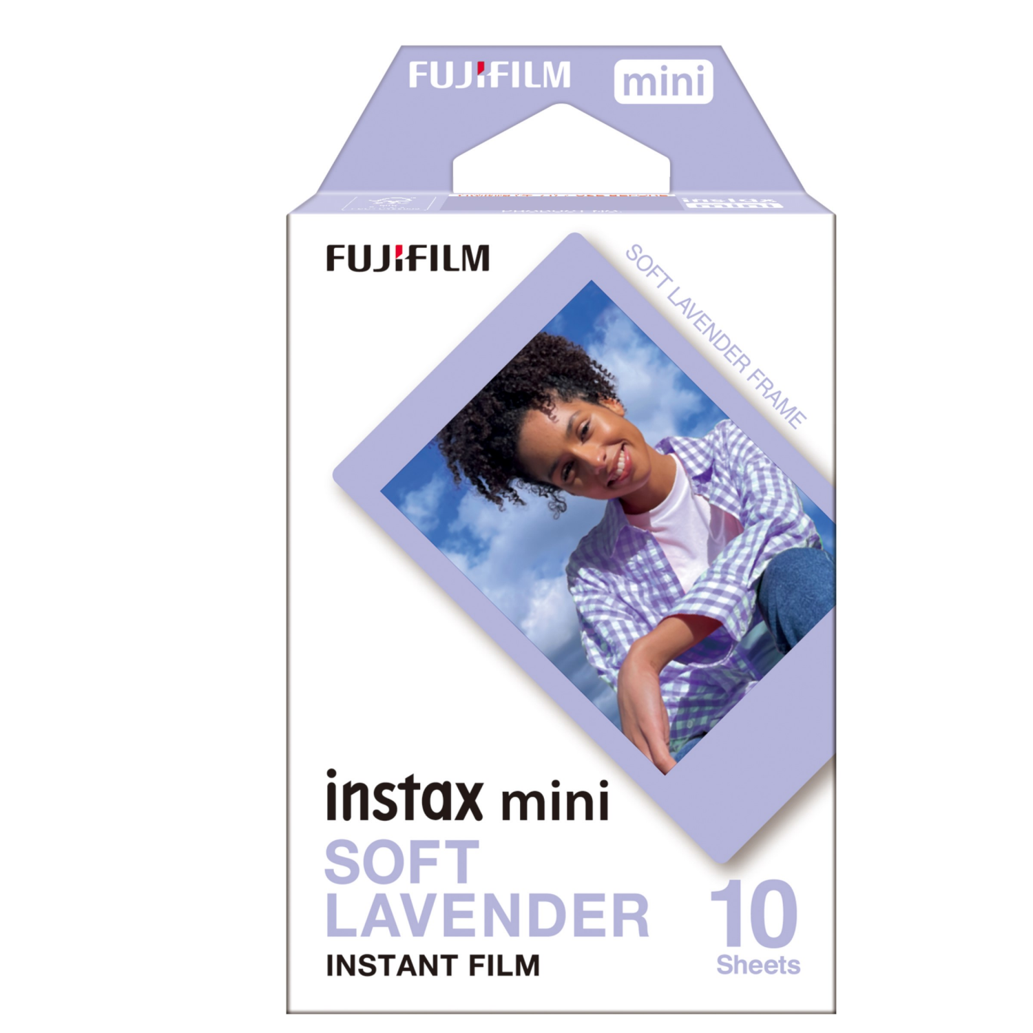 slide 1 of 3, Fuji Instax Mini Soft Lavender Instant Film 10 Pack, 10 ct