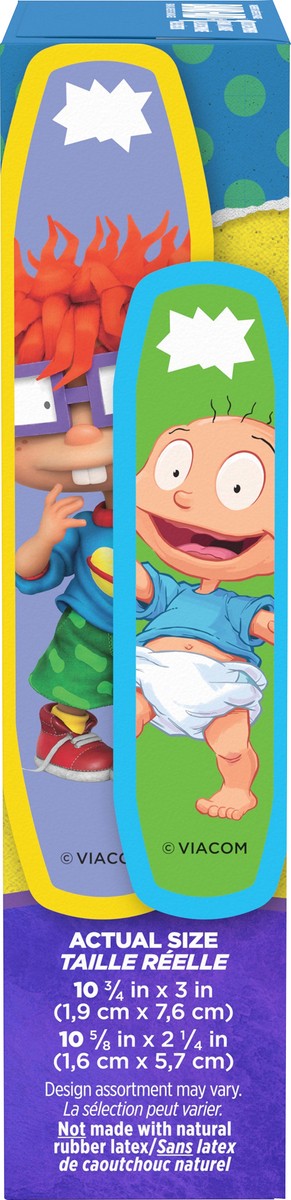 slide 8 of 8, BAND-AID Adhesive Bandages for Minor Cuts & Scrapes, Wound Care Featuring Nickelodeon Rugrats Characters, Fun Bandages for Kids and Toddlers, Assorted Sizes 20 Count, 20 ct