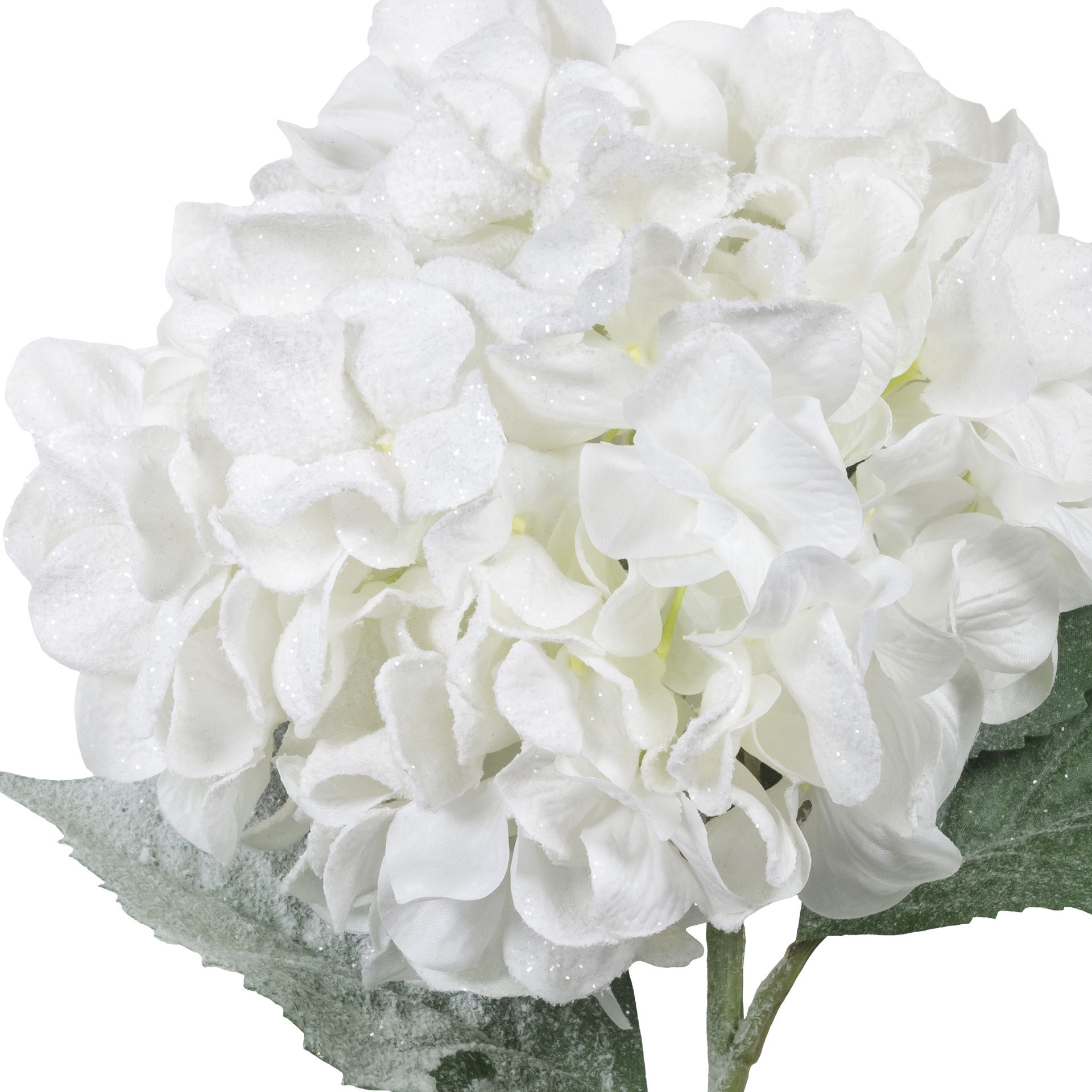 slide 2 of 3, 25" White Snow Hydrangea Stem By Ashland, 8 in x 11 in x 25 in