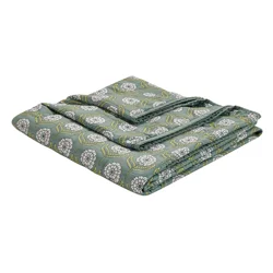 ROOM & RETREAT Rr Stamped Floral Throw 50x70