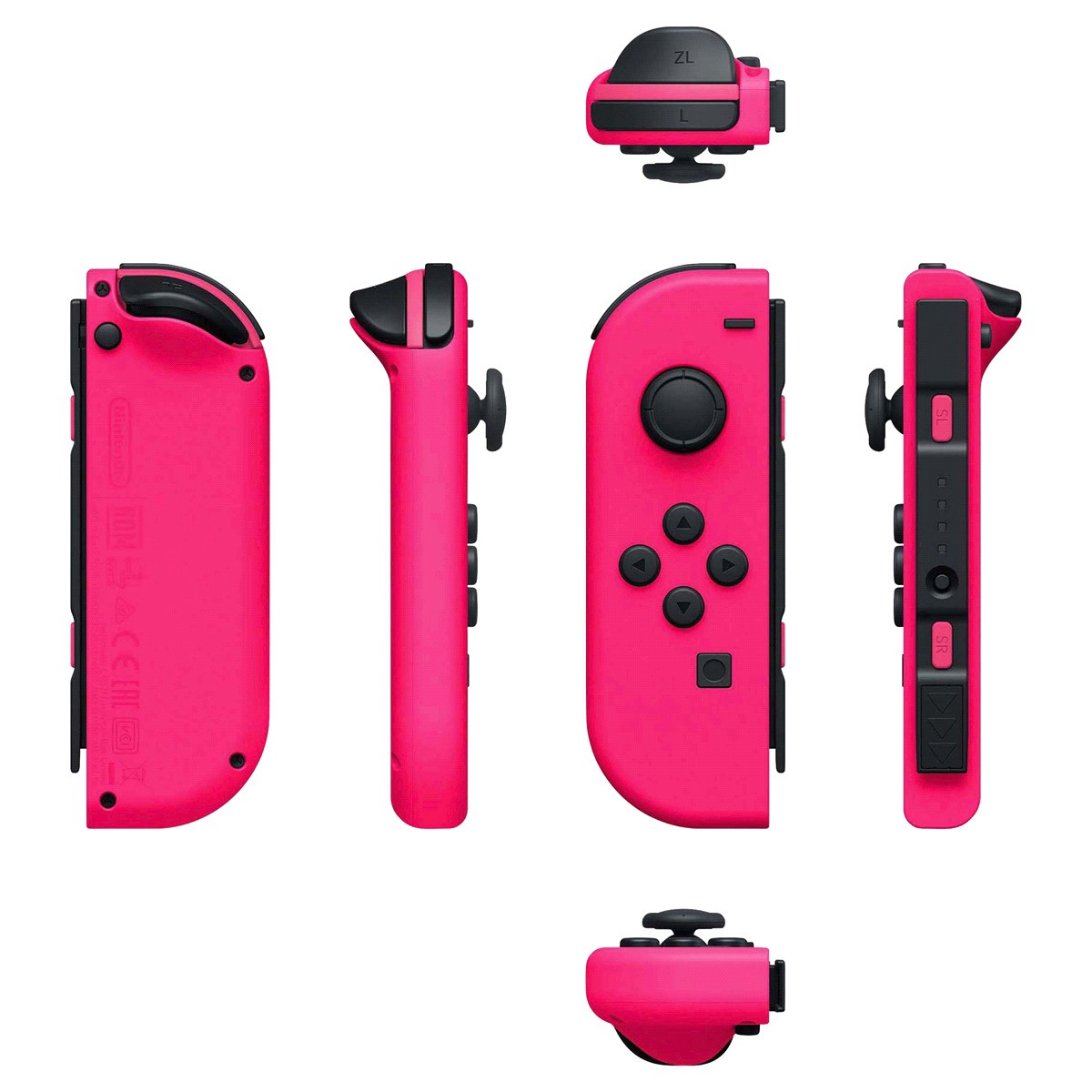 slide 2 of 3, Nintendo Switch Neon Pink/Neon Green Joy-Con (L)/(R) 1 ea, 1 ct
