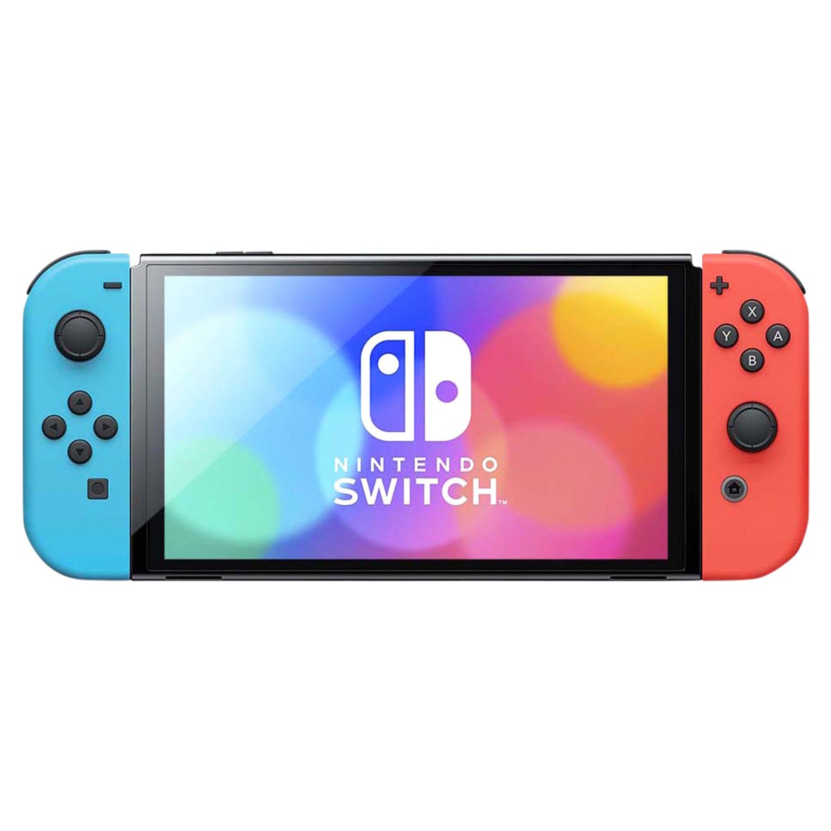 slide 12 of 17, Nintendo Switch - OLED Model with Neon Red & Neon Blue Joy-Con, 1 ct