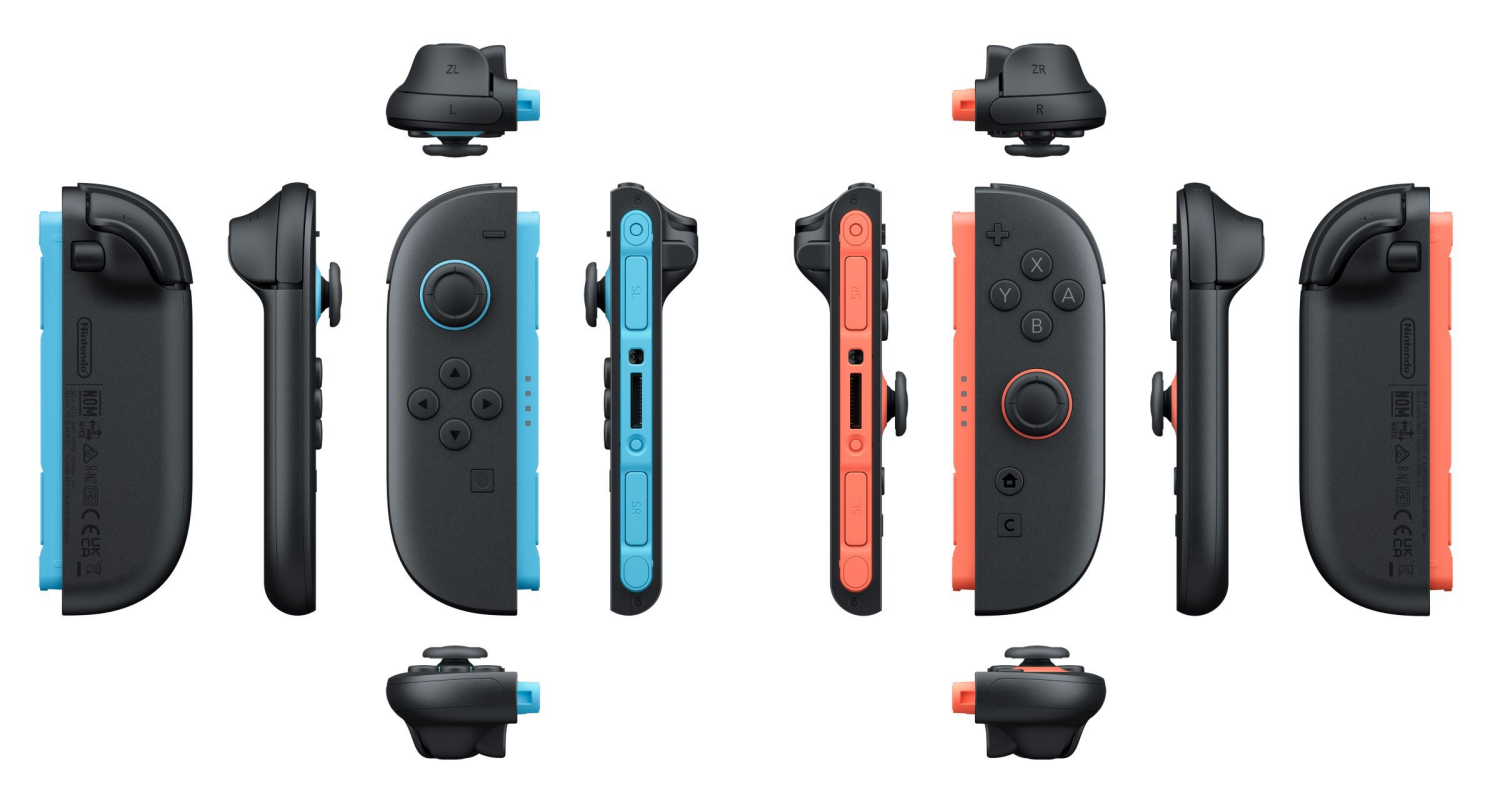 slide 8 of 8, Nintendo Joy-Con 2 (L)/(R) Light Blue/Light Red, 1 ct