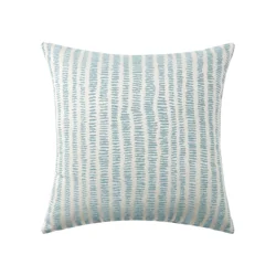 Room & Retreat Teal Stripe Dec Pillow, 18 In X 18 In