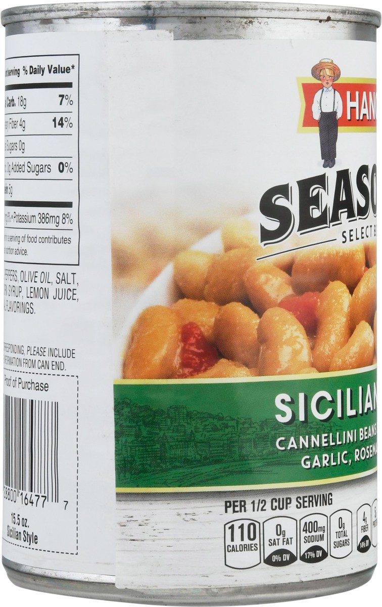 slide 7 of 13, Hanover Sicilian Style Seasoned Select Beans 15.5 oz, 15.5 oz