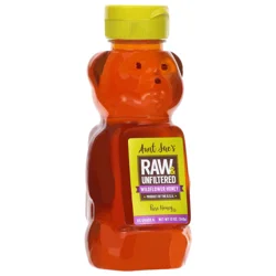 Aunt Sue's Raw & Unfiltered Wildflower Honey 12 OZ