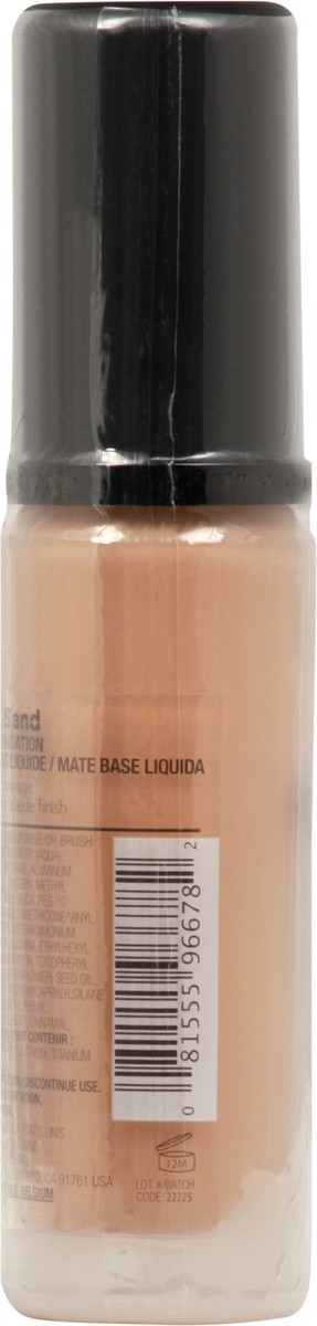 slide 3 of 6, L.A. Girl Matte Foundation, Sand, Liquid, 1 oz
