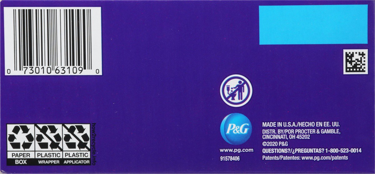 slide 3 of 9, Tampax Radiant Tampons Mixed R/s/sp - 28 CT, 28 ct