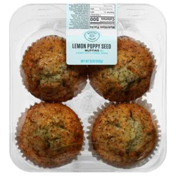 Bakery Fresh Goodness Lemon Poppy Seed Muffins 15 oz