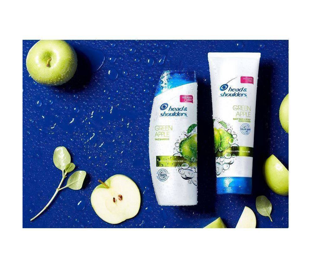 slide 3 of 21, Head & Shoulders Green Apple Daily Use Antidandruff Shampoo And Conditioner Twin Pack, 2 ct