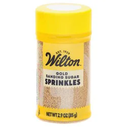 Wilton Sprinkles Gold Sanding Sugar 2.9 oz