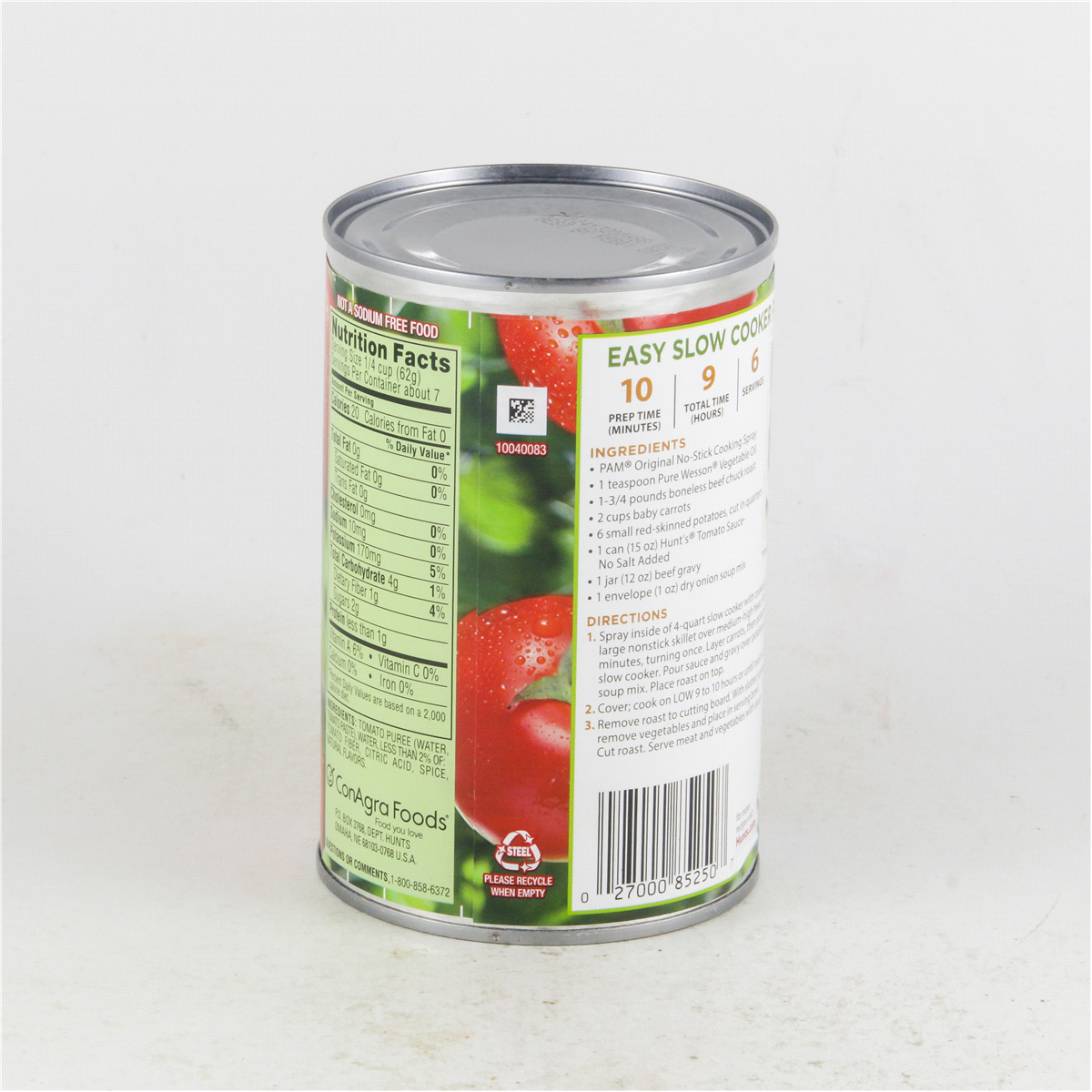 slide 3 of 4, Hunt's Tomato Sauce No Salt Added, 15 oz, 15 oz