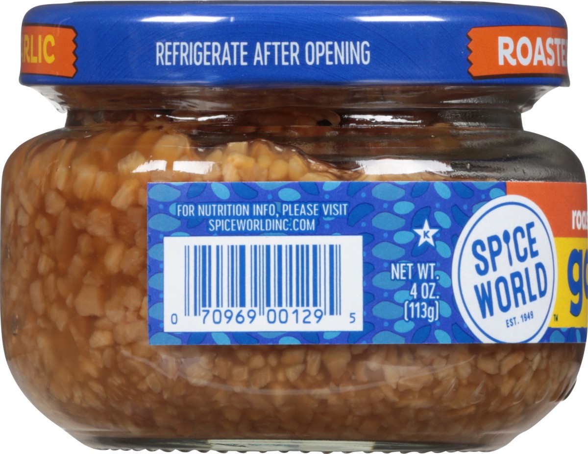 slide 6 of 13, Spice World Roasted Minced Garlic 4 oz, 4 oz