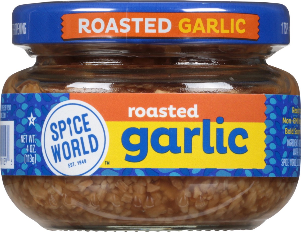 slide 11 of 13, Spice World Roasted Minced Garlic 4 oz, 4 oz