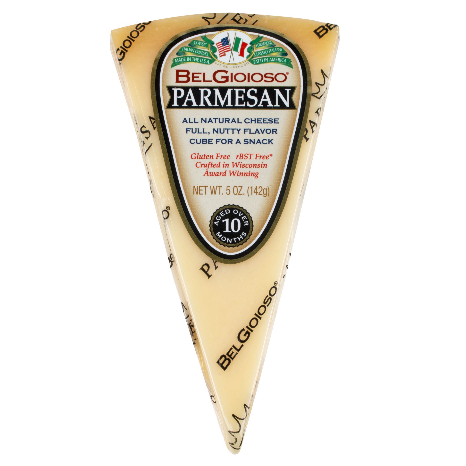slide 1 of 9, BelGioioso Parmesan Cheese, Wedge 5oz., 5 oz