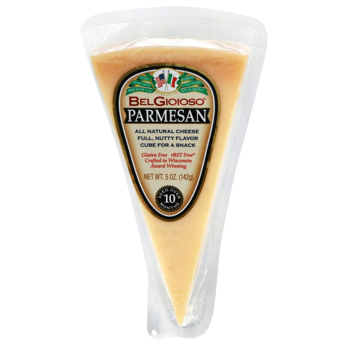 slide 1 of 9, BelGioioso Parmesan Cheese 5 oz, 5 oz