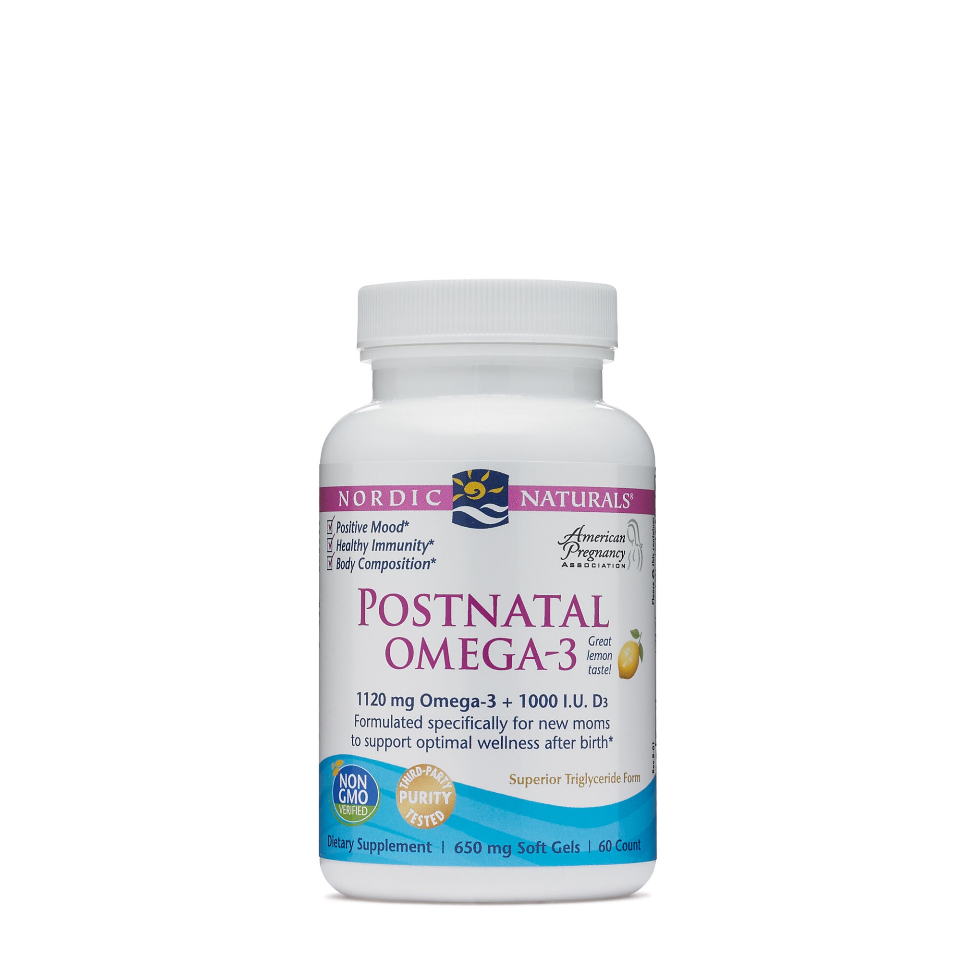 slide 1 of 1, Nordic Naturals Postnatal Omega 3 Soft Gels, 60 ct