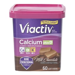 Viactiv Calcium Plus D Soft Milk Chocolate Chews