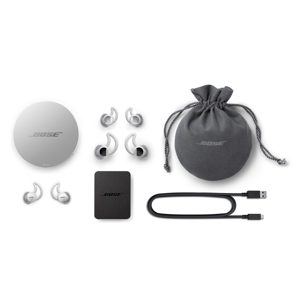 slide 4 of 9, Bose Sleepbuds Noise-Masking Ear Buds - Silver, 1 ct