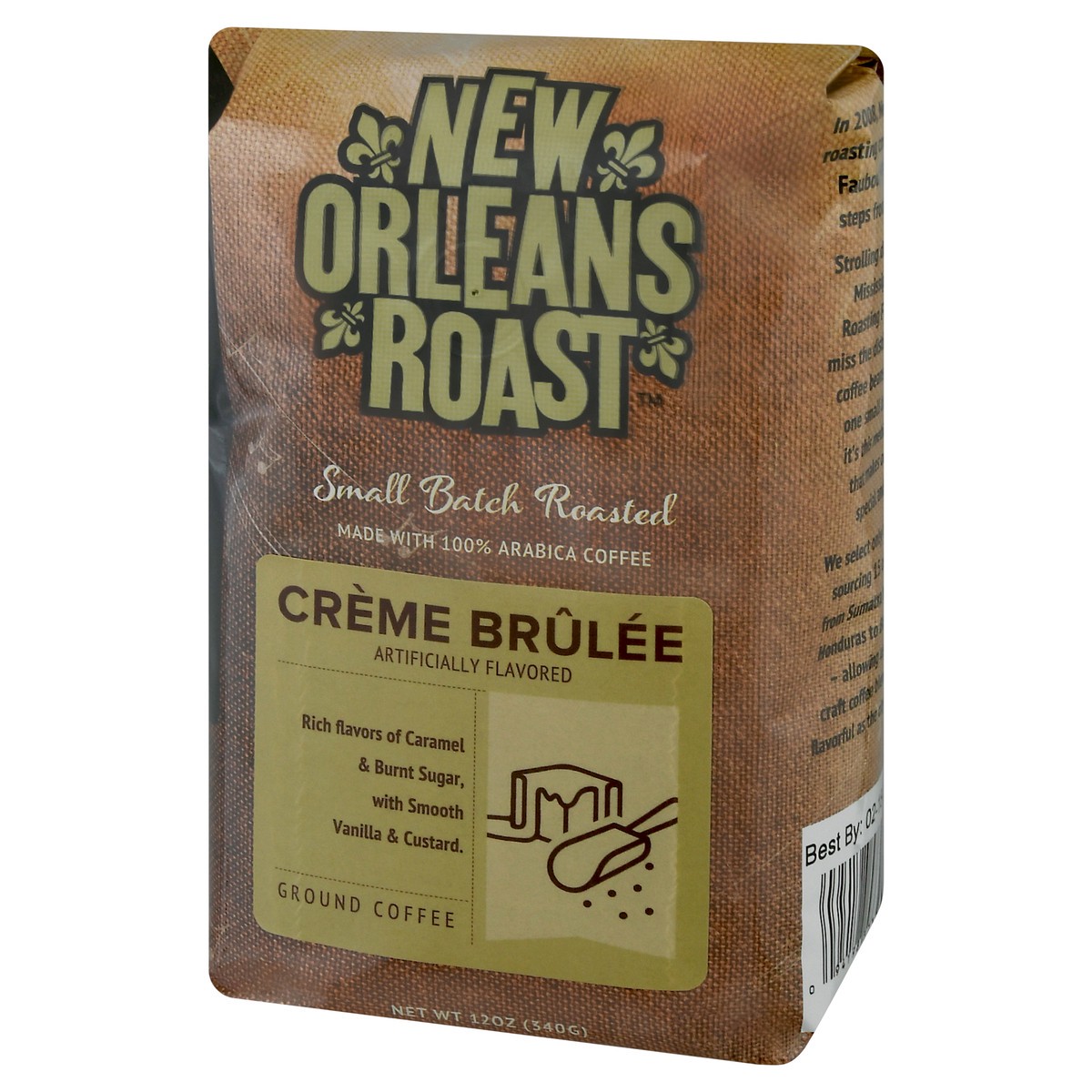 slide 7 of 9, New Orleans Roast Creme Brulee Ground Coffee - 12 oz, 12 oz