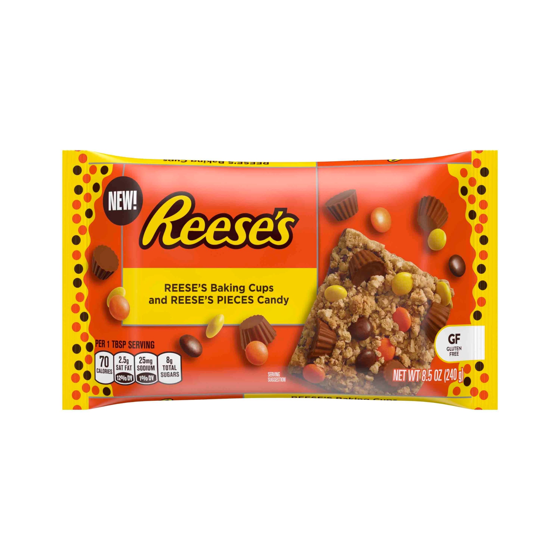 slide 1 of 5, Reese's Baking Cups and Candy Pieces, 8.5 oz