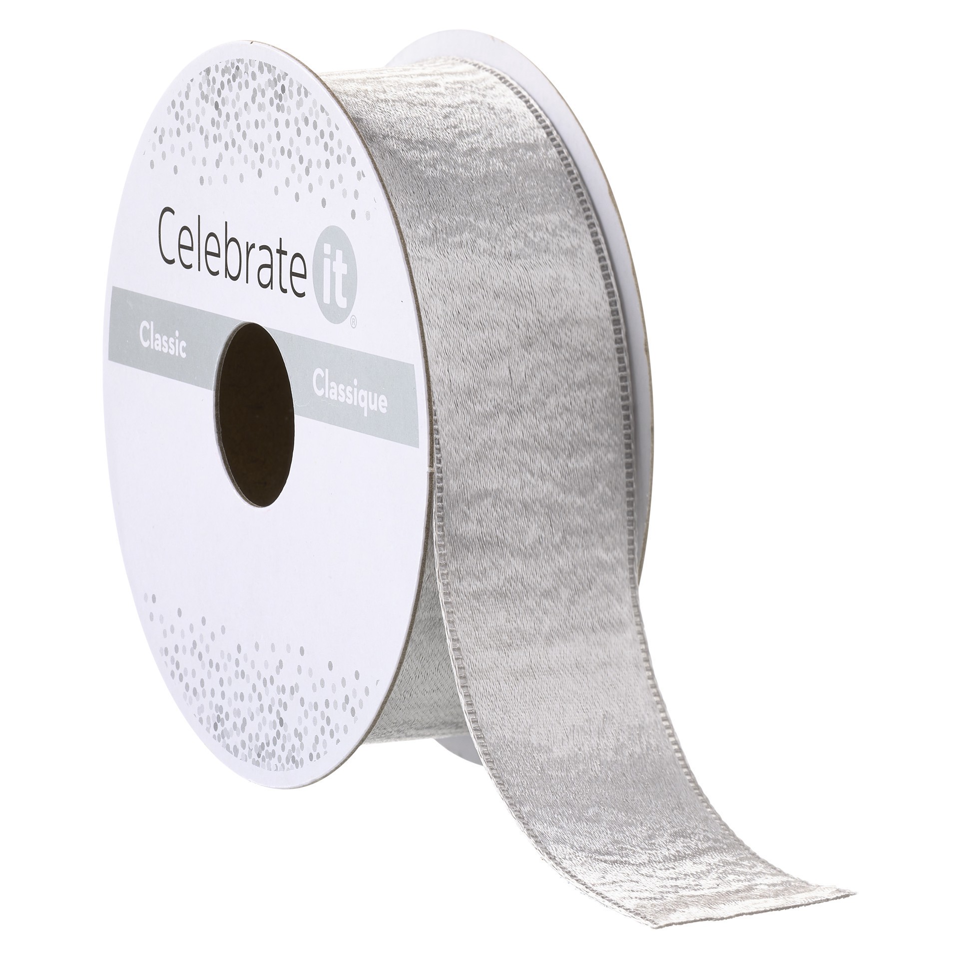 slide 3 of 3, 1" X 5yd. Glossy Ribbon By Celebrate It Classic, 1 in x 5 yd