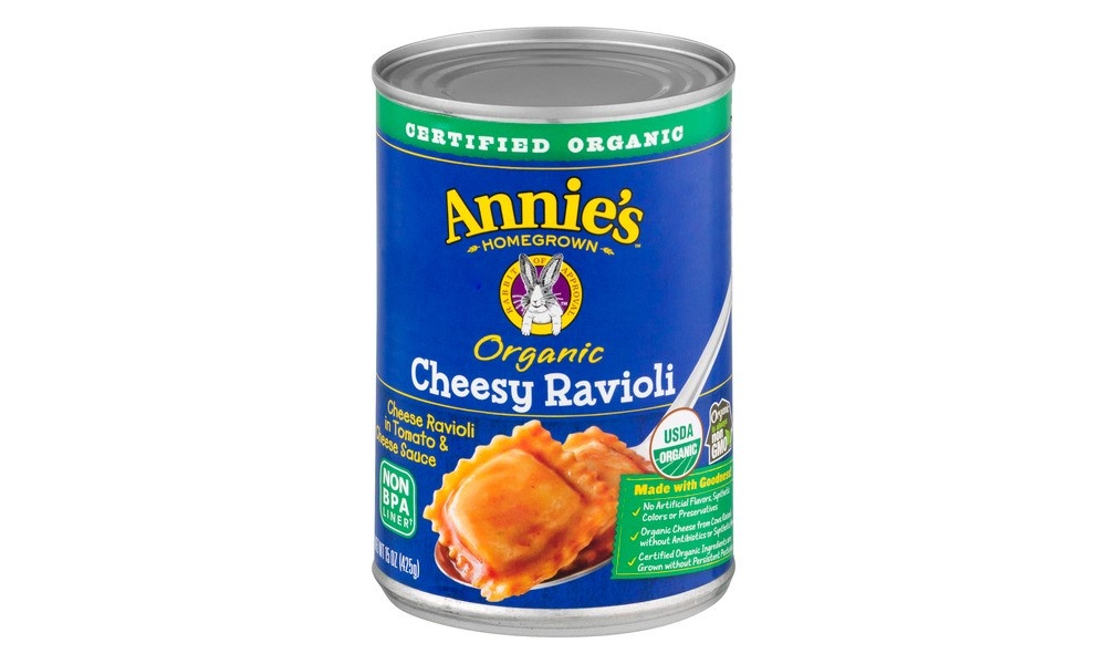 slide 4 of 6, Annie's Homegrown Organic Cheesy Ravioli, 15 oz. Can, 15 oz