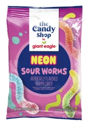 The Candy Shop by Giant Eagle Neon Sour Worms