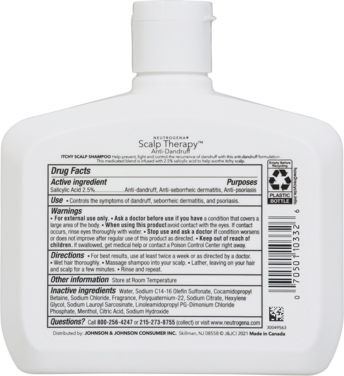 slide 5 of 9, Neutrogena Scalp Therapy Itchy Scalp Shampoo - 12 fl oz, 12 fl oz