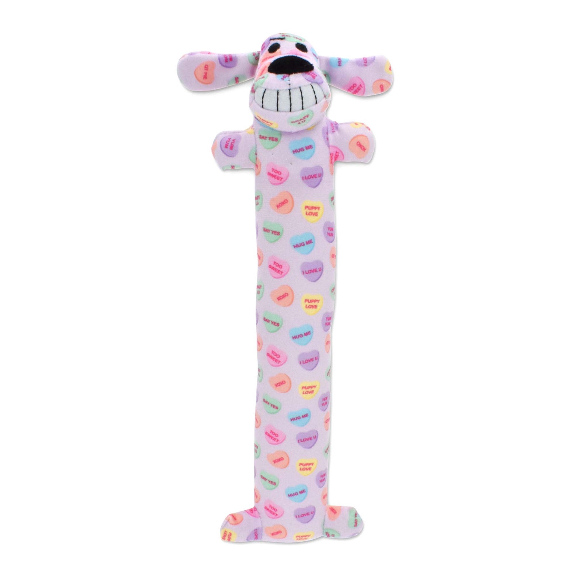 slide 1 of 1, Multipet International Multipet's Sweetheart Loofa Dog Toy 12", Large, 1 ct