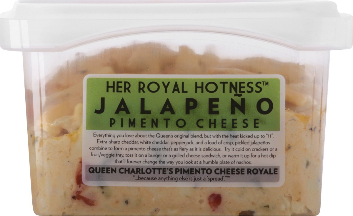 slide 4 of 13, Queen Charlottes Jalapeno Pimiento Cheese 10 oz, 10 oz