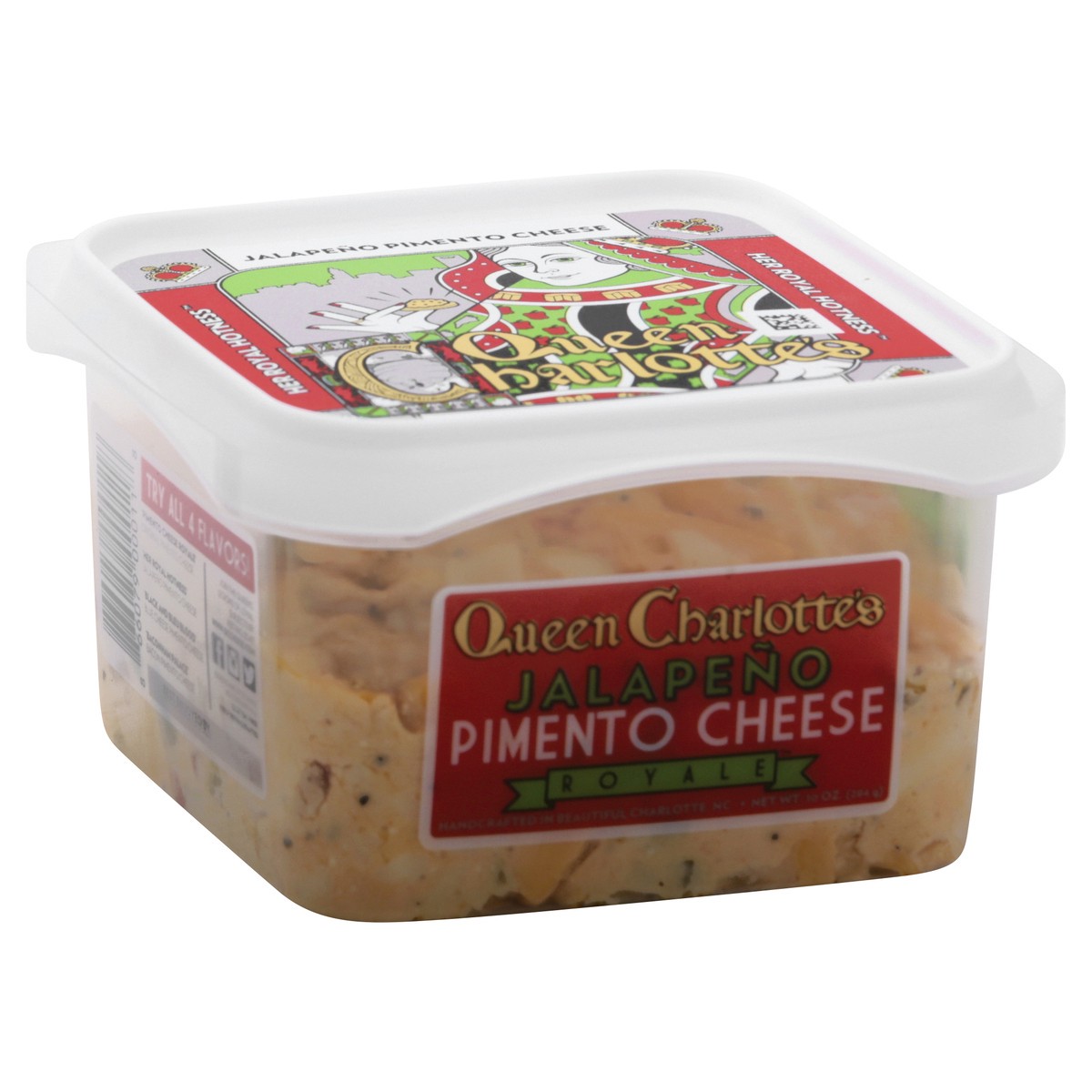 slide 7 of 13, Queen Charlottes Jalapeno Pimiento Cheese 10 oz, 10 oz