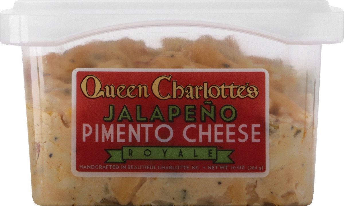 slide 1 of 13, Queen Charlottes Jalapeno Pimiento Cheese 10 oz, 10 oz