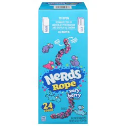 Nerds Rope Very Berry Candy 24 - 0.92 oz Ropes