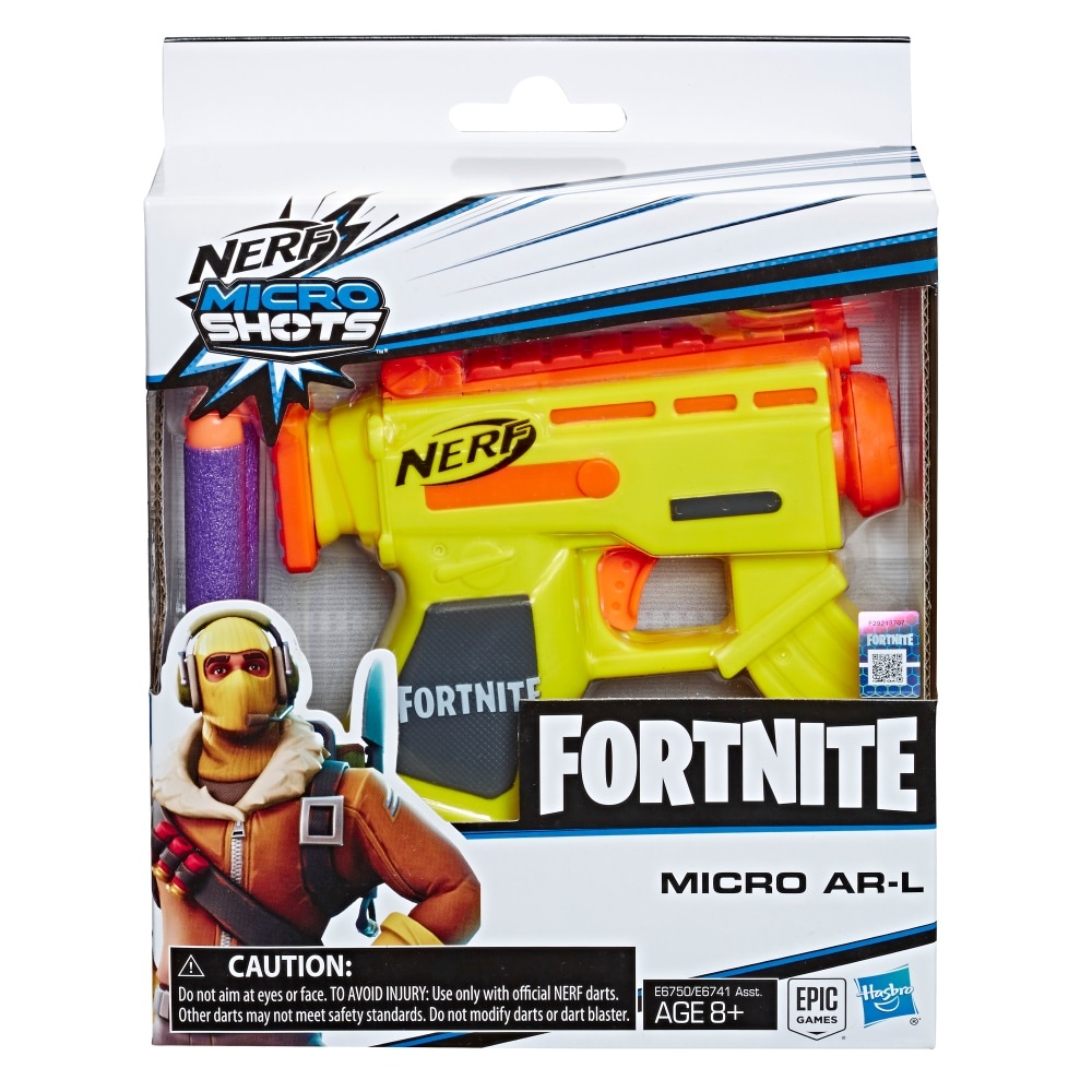 slide 1 of 1, Nerf Micro Shots Fortnite Micro Ar-L Dart Blaster, 1 ct