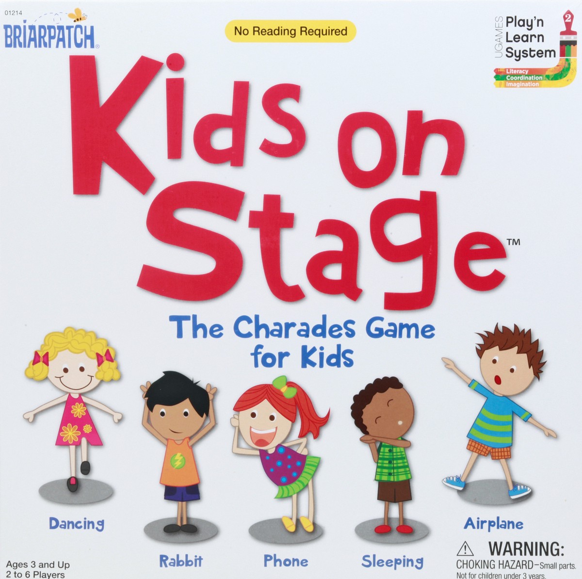 slide 1 of 9, Briarpatch Kids on Stage Ages 3 and Up The Charades Game for Kids 1 ea, 1 ct