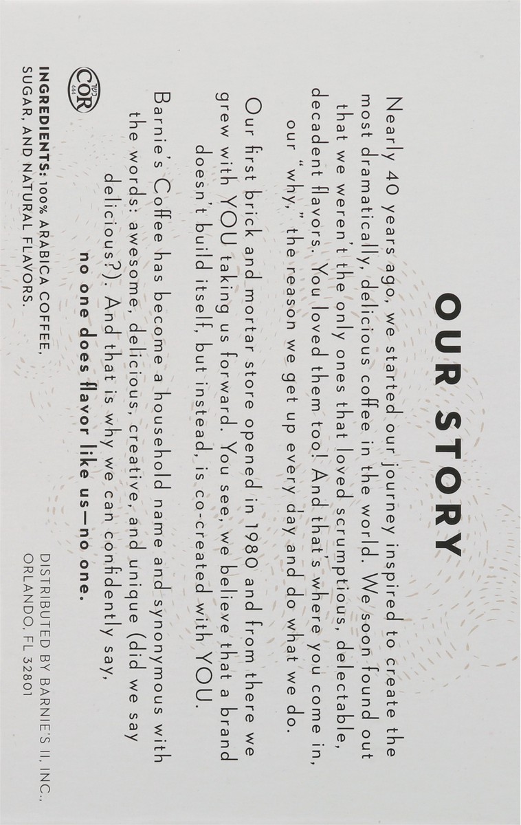 slide 5 of 9, Barnie's Coffee & Tea Co. Santa's White Christmas Medium Roast Decaf Coffee Single Serve Cups - 10 ct, 10 ct